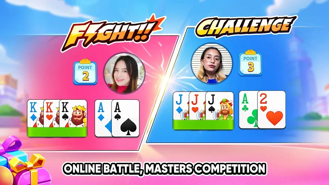 Tongits Go - Mines Slots Pusoy (Тонгитс Го) [МОД: Деньги, Монеты и Меню MOD] Screenshot 2