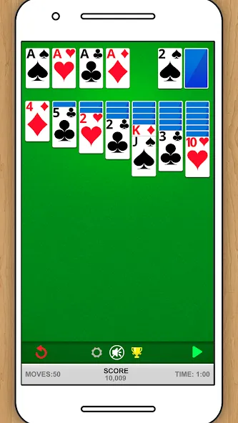 SOLITAIRE CLASSIC CARD GAME [МОД: Много монет, Открытые уровни и Мега MOD] Screenshot 1