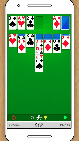 SOLITAIRE CLASSIC CARD GAME [МОД: Много монет, Открытые уровни и Мега MOD] Screenshot 4