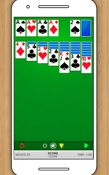 SOLITAIRE CLASSIC CARD GAME [МОД: Много монет, Открытые уровни и Мега MOD] Screenshot 5