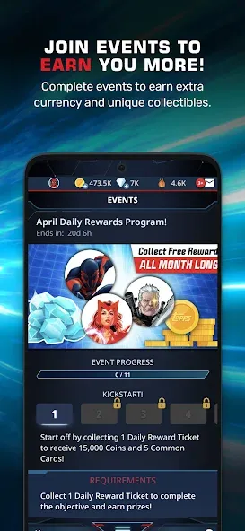 Marvel Collect! by Topps® [МОД: Много денег, Монет и Все открыто] Screenshot 5