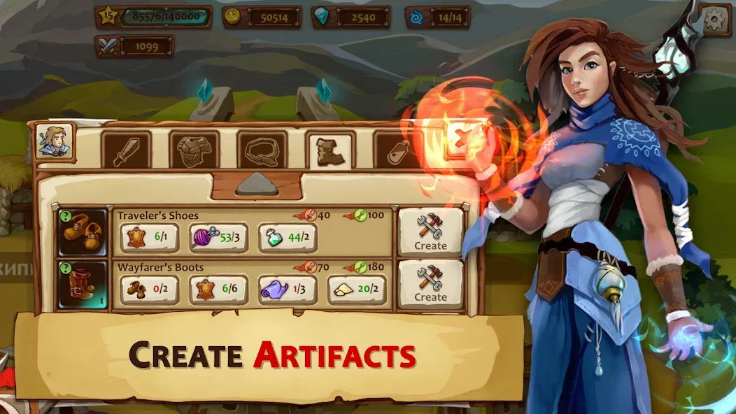 Braveland Heroes (Брейвленд Герои) [МОД: Бесконечные деньги, Монеты и Мега MOD] Screenshot 3