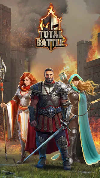 Total Battle: Strategy Games (Тотал Батл) [МОД: Много монет, Открытые уровни и Мега MOD] Screenshot 1