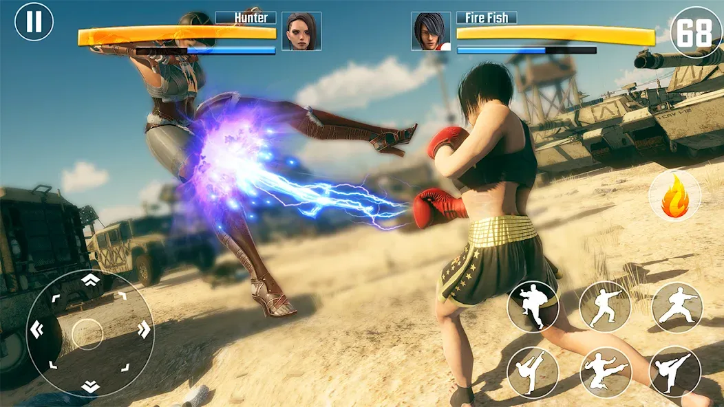 Kung Fu Fighting Karate Games (Кунгфу файтинг карате игры) [МОД: Деньги, Монеты и Меню MOD] Screenshot 3