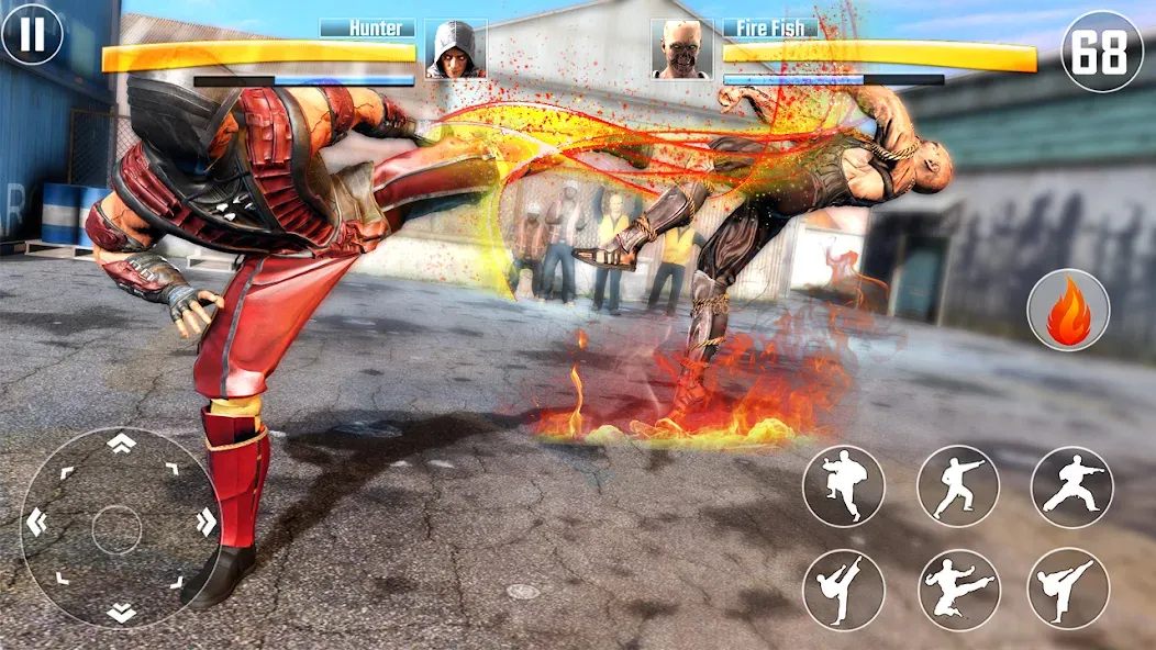 Kung Fu Fighting Karate Games (Кунгфу файтинг карате игры) [МОД: Деньги, Монеты и Меню MOD] Screenshot 5