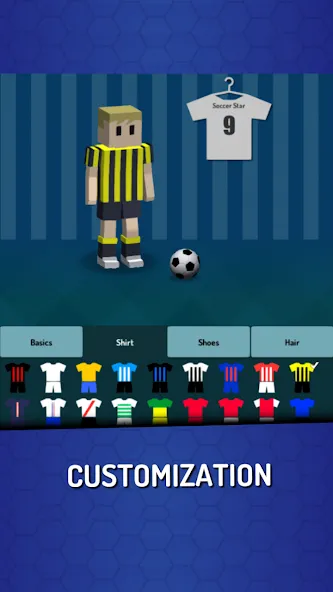 Champion Soccer Star: Cup Game (Чемпион футбольная звезда) [МОД: Меню, Бесконечные монеты и Открытые уровни] Screenshot 1