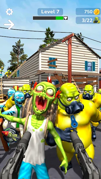 Tower Gunner: Zombie Shooter (Тауэр Ганнер) [МОД: Бесконечные деньги, Монеты и Мега MOD] Screenshot 2
