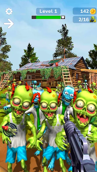 Tower Gunner: Zombie Shooter (Тауэр Ганнер) [МОД: Бесконечные деньги, Монеты и Мега MOD] Screenshot 5