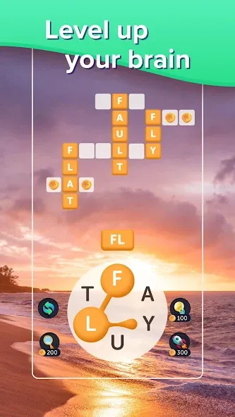 Puzzlescapes Word Search Games (Паззлскейпс Ворд Срч Геймс) [МОД: Бесконечные деньги, Монеты и Мега MOD] Screenshot 3