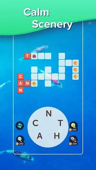 Puzzlescapes Word Search Games (Паззлскейпс Ворд Срч Геймс) [МОД: Бесконечные деньги, Монеты и Мега MOD] Screenshot 4