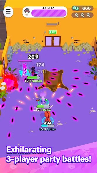 Smash Party - Hero Action Game (Смэш Пати) [МОД: Бесконечные деньги, Монеты и Мега MOD] Screenshot 2
