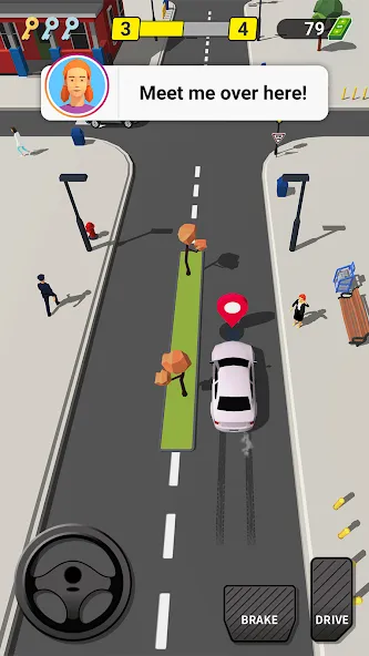 Pick Me Up 3D: Taxi Game (Пик Ми Ап 3Д) [МОД: Бесконечные деньги, Монеты и Мега MOD] Screenshot 2