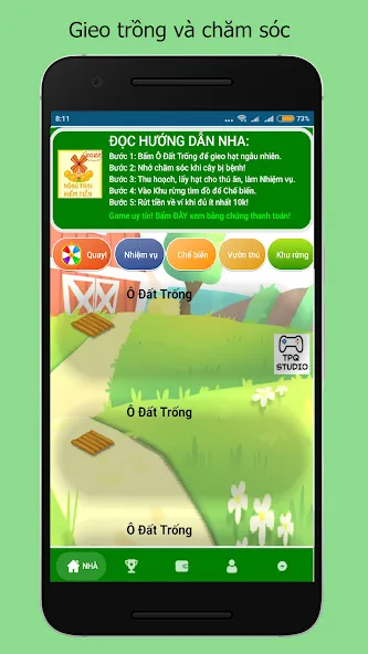 Nông Trại Kiếm Tiền Uy TínNhất [МОД: Все открыто, Дополнительные деньги и Меню MOD] Screenshot 2