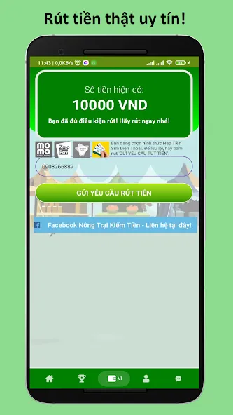Nông Trại Kiếm Tiền Uy TínNhất [МОД: Все открыто, Дополнительные деньги и Меню MOD] Screenshot 4