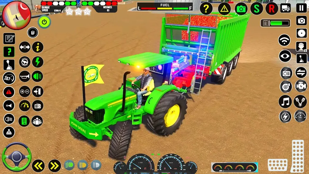 Tractor Farming Games 2023 [МОД: Много денег, Монет и Все открыто] Screenshot 2