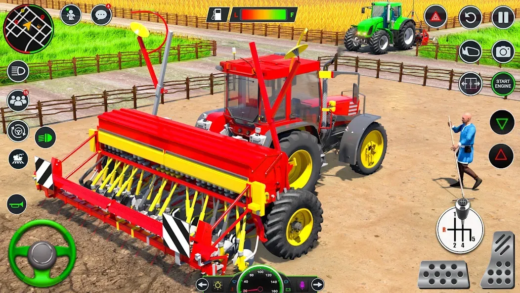 Real Tractor Driving Games (Риал Трактор Драйвинг Геймс) [МОД: Меню, Бесконечные монеты и Открытые уровни] Screenshot 2