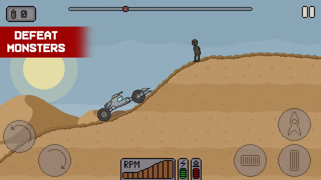 Death Rover: Space Zombie Race (Дэт Ровер) [МОД: Деньги, Монеты и Меню MOD] Screenshot 2