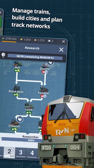 Rail Nation - Railroad Tycoon (Рэйл Нэйшн) [МОД: Бесконечные деньги, Монеты и Мега MOD] Screenshot 2