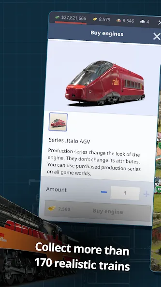 Rail Nation - Railroad Tycoon (Рэйл Нэйшн) [МОД: Бесконечные деньги, Монеты и Мега MOD] Screenshot 5