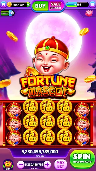 Spin To Rich - Vegas Slots (Спин Ту Рич) [МОД: Много монет, Открытые уровни и Мега MOD] Screenshot 4