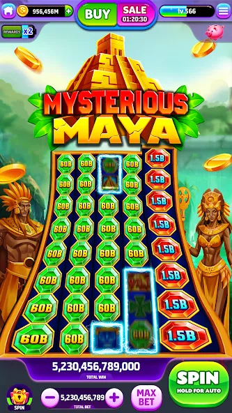 Spin To Rich - Vegas Slots (Спин Ту Рич) [МОД: Много монет, Открытые уровни и Мега MOD] Screenshot 5