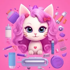 Скачать Idle Cat Makeover: Hair Salon [МОД: Деньги, Монеты и Меню MOD] | Взлом Idle Cat Makeover: Hair Salon на Андроид