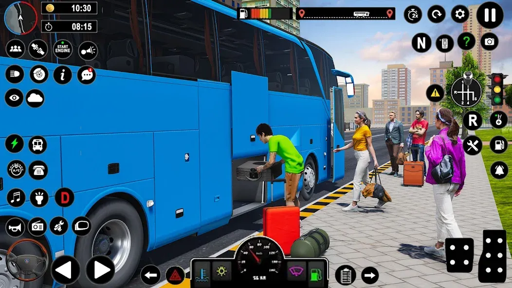 Coach Bus Games: Bus Simulator (Коуч Бас Геймс) [МОД: Много денег, Монет и Все открыто] Screenshot 4