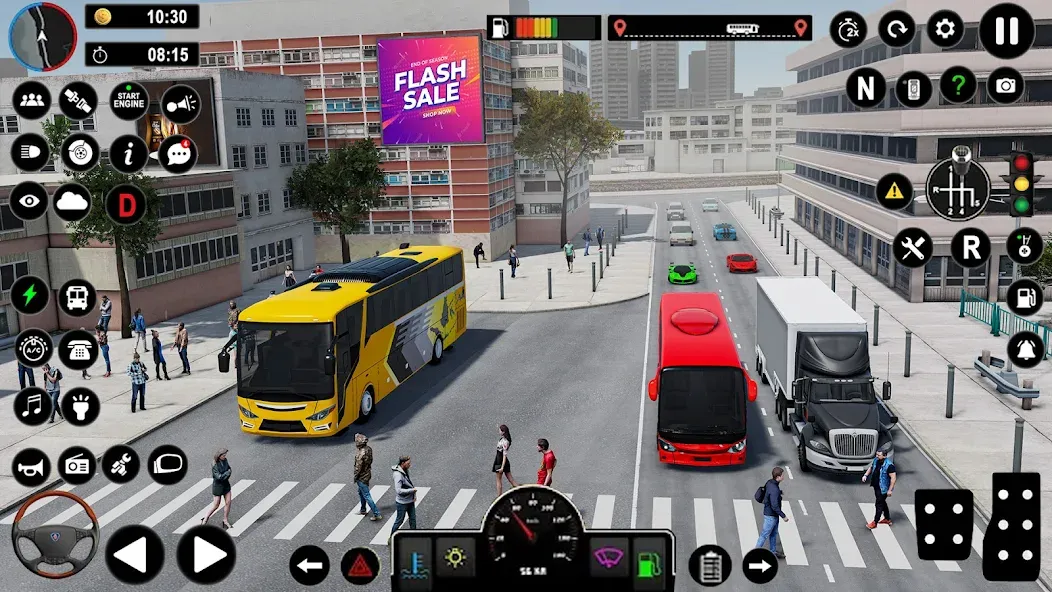 Coach Bus Games: Bus Simulator (Коуч Бас Геймс) [МОД: Много денег, Монет и Все открыто] Screenshot 5