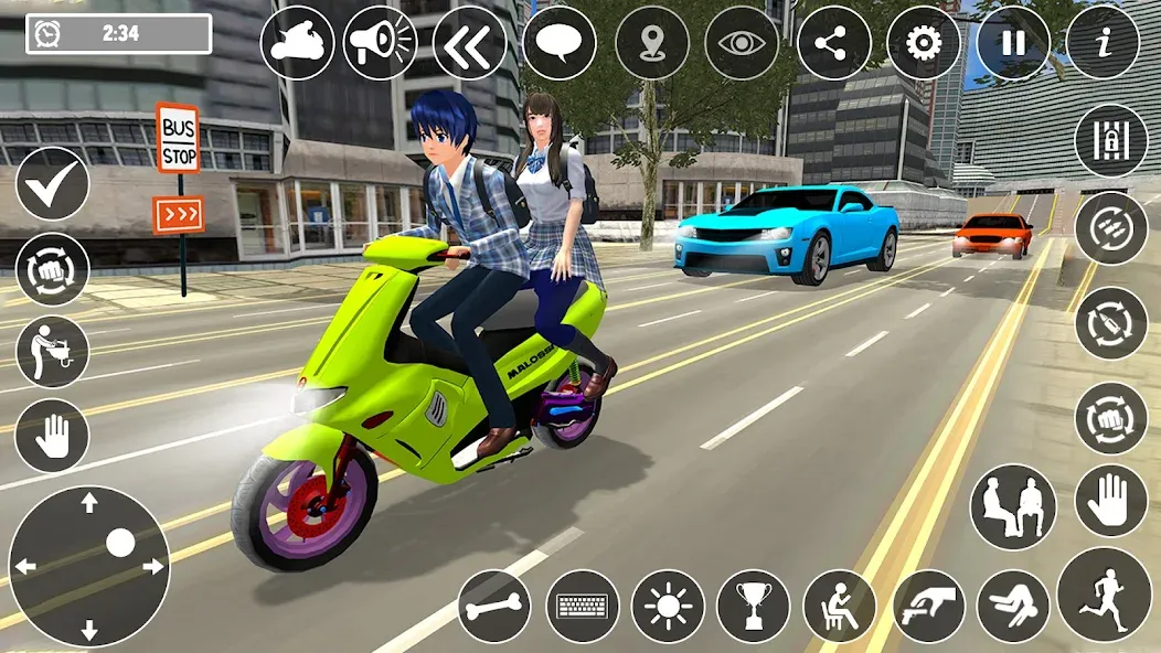 High School Boy Virtual Life [МОД: Много монет, Открытые уровни и Мега MOD] Screenshot 5