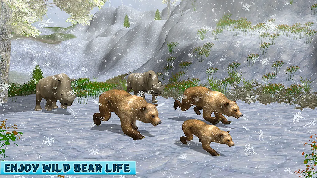 Polar Bear Family Survival [МОД: Бесконечные деньги, Монеты и Мега MOD] Screenshot 5