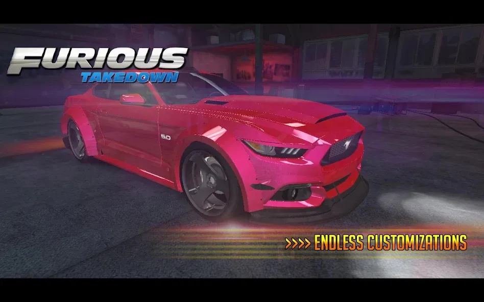 Furious: Takedown Racing (Фьюриъс) [МОД: Много денег, Монет и Все открыто] Screenshot 1