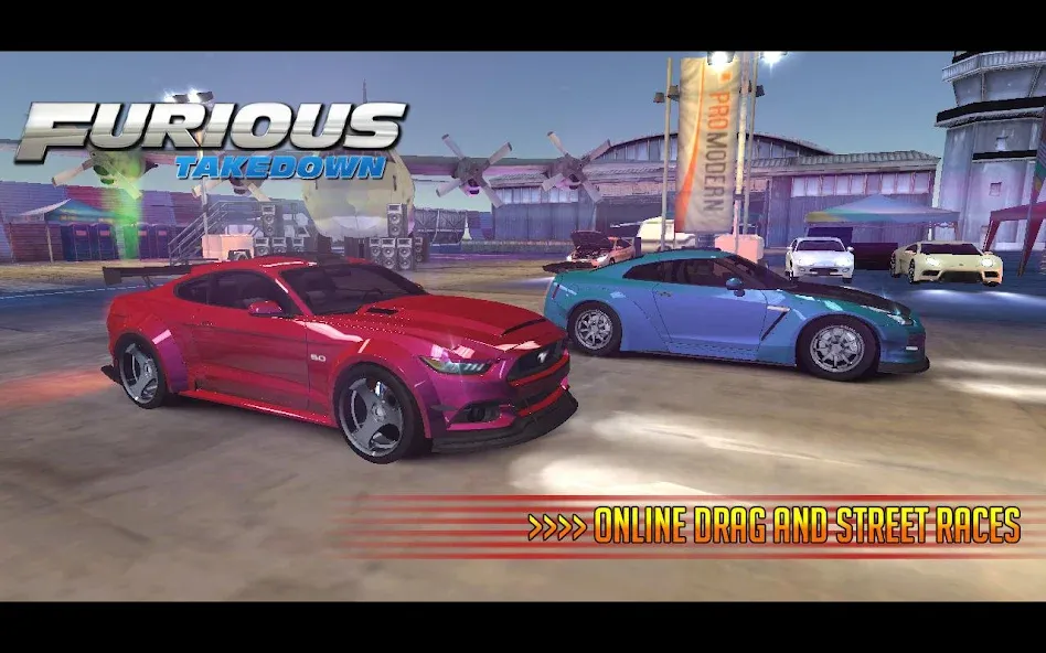 Furious: Takedown Racing (Фьюриъс) [МОД: Много денег, Монет и Все открыто] Screenshot 2