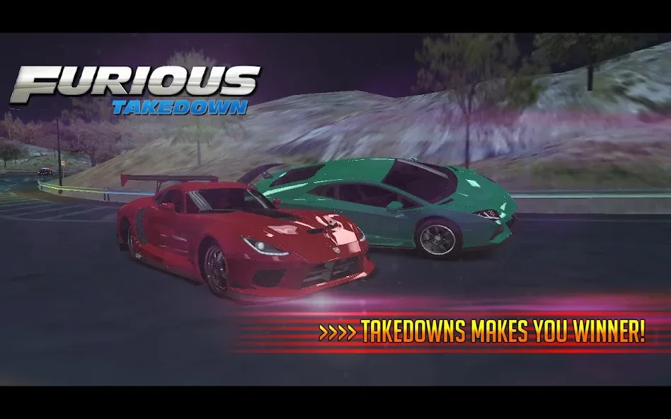 Furious: Takedown Racing (Фьюриъс) [МОД: Много денег, Монет и Все открыто] Screenshot 4