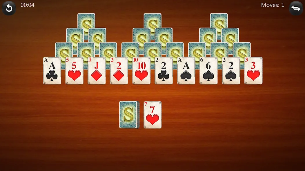 TriPeaks Solitaire (ТриПикс Пасьянс) [МОД: Много денег, Монет и Все открыто] Screenshot 1