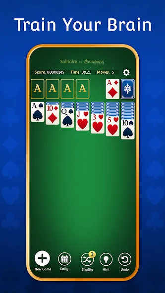 Solitaire: Classic Card Games [МОД: Бесконечные деньги, Монеты и Мега MOD] Screenshot 1