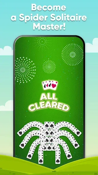 Spider Solitaire (Спайдер Солитер) [МОД: Много денег, Монет и Все открыто] Screenshot 5