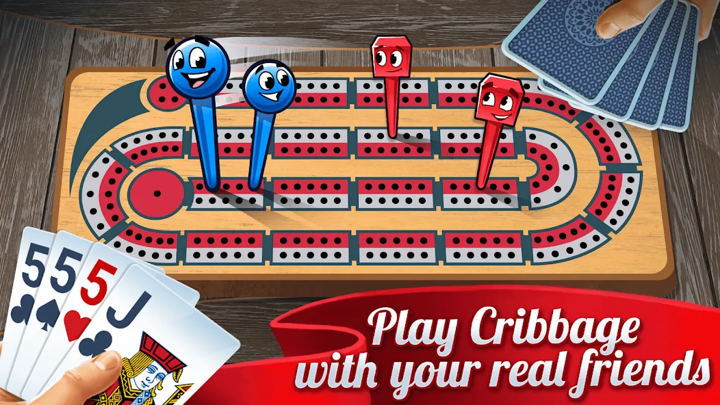 Ultimate Cribbage: Card Board (Ультимат Криббедж) [МОД: Бесконечные деньги, Монеты и Мега MOD] Screenshot 1