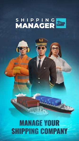 Shipping Manager - 2024 (Шиппинг менеджер) [МОД: Все открыто, Дополнительные деньги и Меню MOD] Screenshot 1