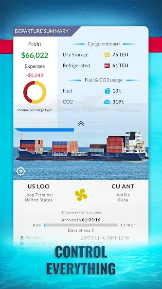 Shipping Manager - 2024 (Шиппинг менеджер) [МОД: Все открыто, Дополнительные деньги и Меню MOD] Screenshot 2