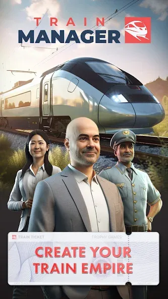 Train Manager - 2024 (Трейн Менеджер) [МОД: Все открыто, Дополнительные деньги и Меню MOD] Screenshot 1