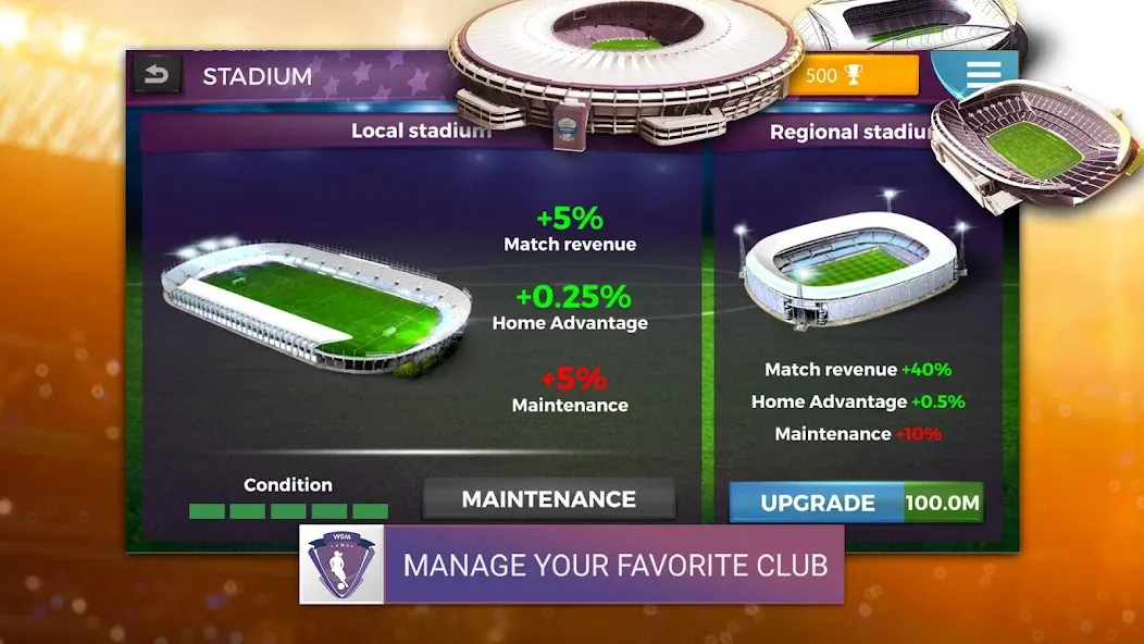 WSM - Women's Soccer Manager (ВСМ) [МОД: Бесконечные деньги, Монеты и Мега MOD] Screenshot 2
