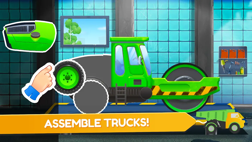 Build a House: Building Trucks [МОД: Меню, Бесконечные монеты и Открытые уровни] Screenshot 3