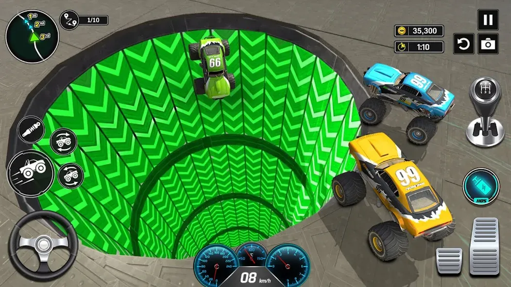 Monster Truck Games- Car Games [МОД: Много монет, Открытые уровни и Мега MOD] Screenshot 5