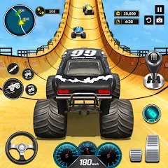 Скачать Monster Truck Games- Car Games [МОД: Много монет, Открытые уровни и Мега MOD] | Взлом Monster Truck Games- Car Games на Андроид