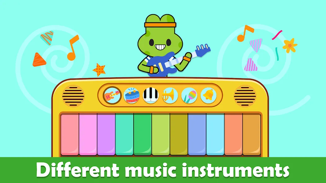 Baby Piano Kids Music Games [MOD: Бесконечные деньги] - Скриншот 3