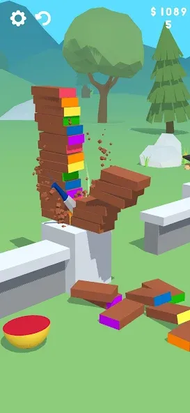 Slice It All! [МОД: Много монет, Открытые уровни и Мега MOD] Screenshot 4