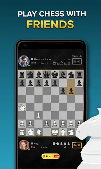 Chess Stars Multiplayer Online (Чесс Старс) [МОД: Много денег, Монет и Все открыто] Screenshot 2
