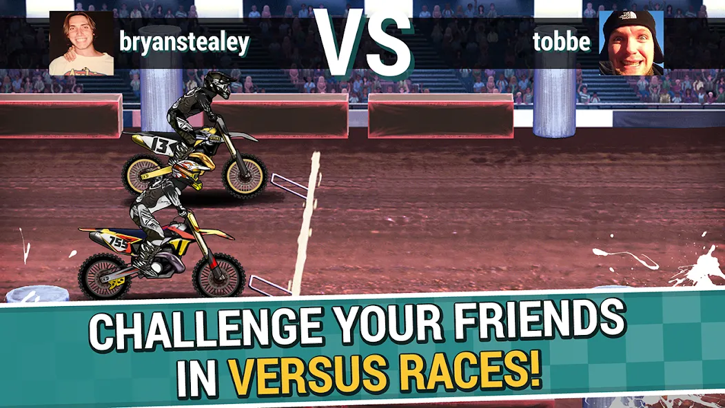 Mad Skills Motocross 2 (Мад Скилс Мотокросс 2) [МОД: Много денег, Монет и Все открыто] Screenshot 3
