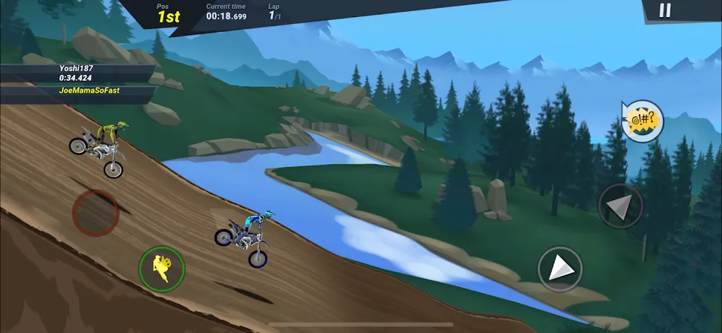 Mad Skills Motocross 3 (Мэд Скиллз Мотокросс 3) [МОД: Все открыто, Дополнительные деньги и Меню MOD] Screenshot 3