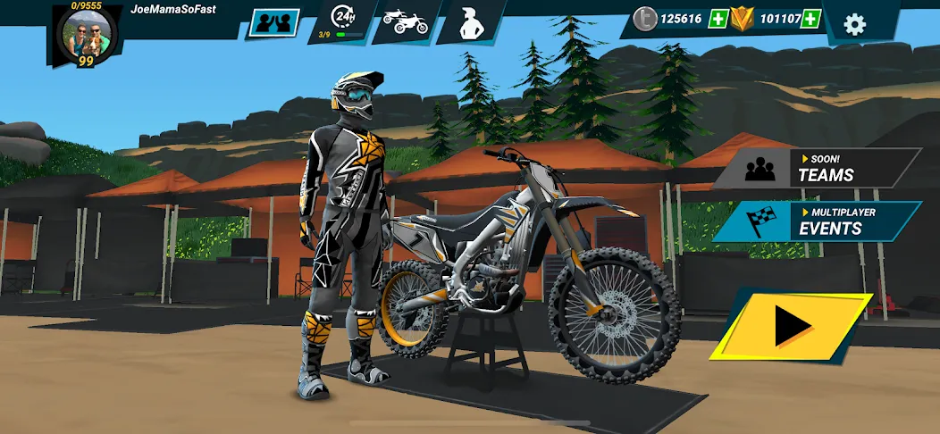 Mad Skills Motocross 3 (Мэд Скиллз Мотокросс 3) [МОД: Все открыто, Дополнительные деньги и Меню MOD] Screenshot 4